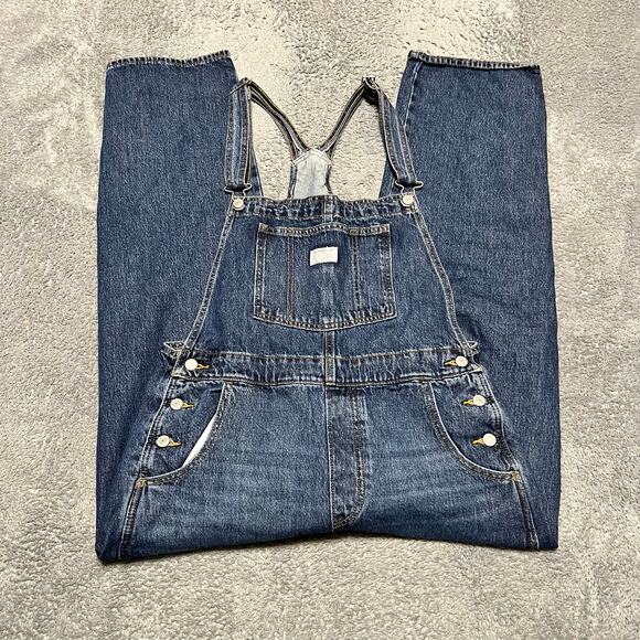 Levi's Overalls Jeans Women Large (34x28) Propose To Me Denim - Picture 1 of 11